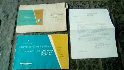 Antiguo Catalogo Autos Original Año 1957 De Coleccion 1