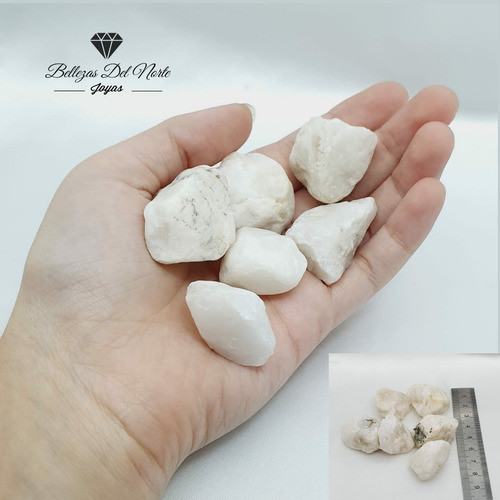 Cuarzo Blanco Natural Lote Por 6 Piedras Rústicas 1