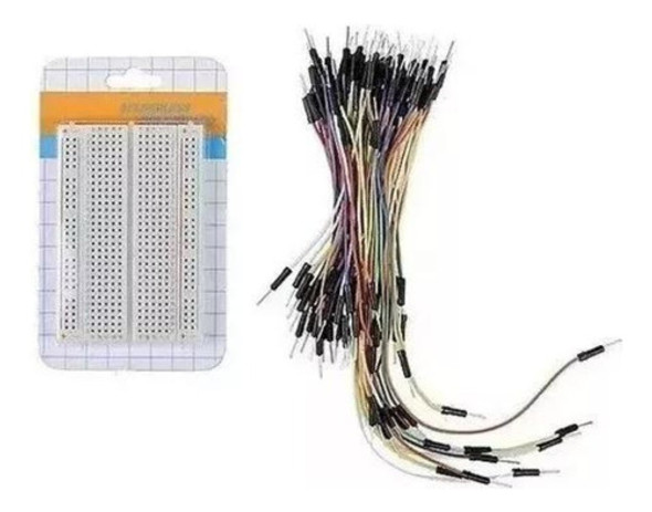 Protoboard 400 Pontos E 65 Jumpers Macho - Macho 0