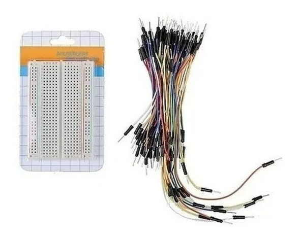 Protoboard 400 Pontos E 65 Jumpers Macho - Macho 1