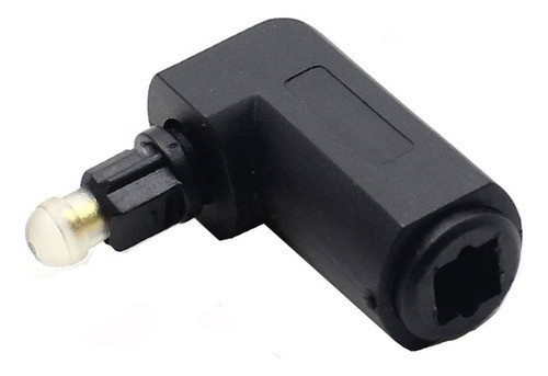 Adaptador Em Curva 90º P/ Cabo Optico Toslink Macho X Fêmea 0