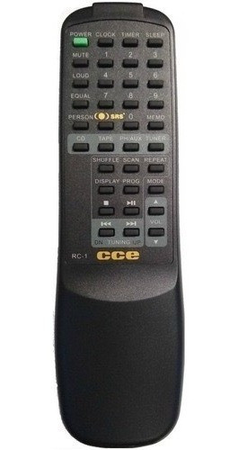 Cr-1118 Controle Remoto Original P/ Som Cce Rc-1 Md-2400 0