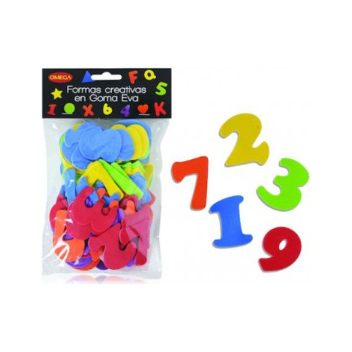 Números En Goma Eva Autoadhesivas 0