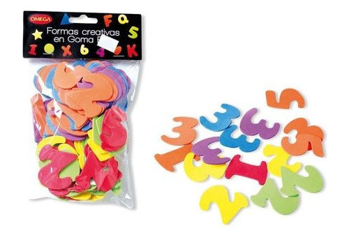 Números En Goma Eva Autoadhesivas 1