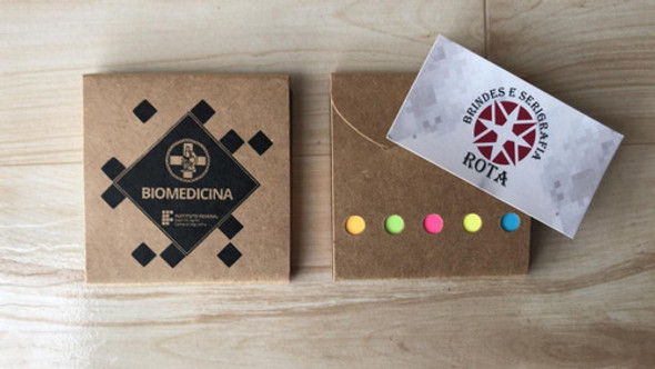 30 Blocos De Anot. Personalizado Com Post-it Quadrado R4877 1
