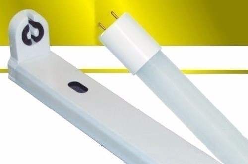 Liston P 1 Tubo Led 8w 45cm A 220v Directo Chato X1 S-tubo 1
