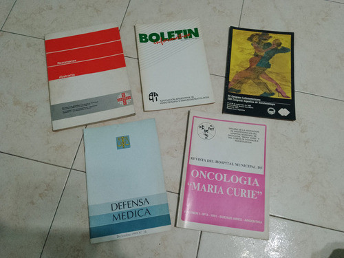 Revistas Oncología Medicina X 11 Unidades 1