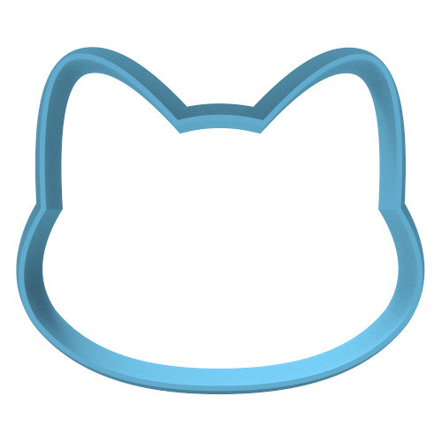 2886 Silueta Gatito Cabeza 6cm Cortante Para Galletas 0