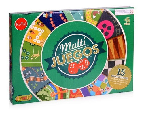 Juego De Mesa Multijuegos 15 En 1 Royal 0