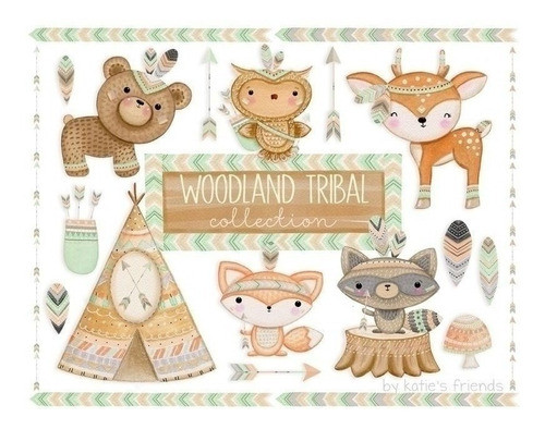 Cliparts Imagenes Png Animales Del Bosque Tribal Cl6 0