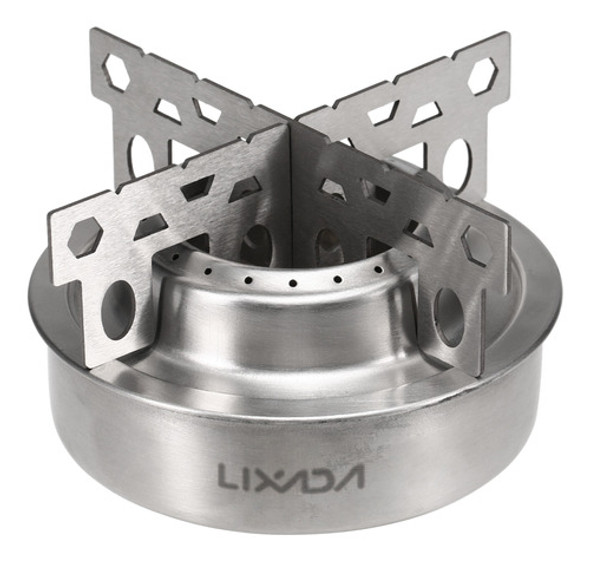 Lixada Mini Fogão A Álcool De Aço Inoxidável De Acampamento 0