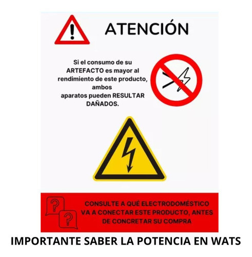 Transformador Trafo 220v A 110v 1000w Con Cable 1 Salida 1