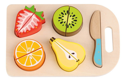 Juguete Tooky Toy Frutas De Madera 0
