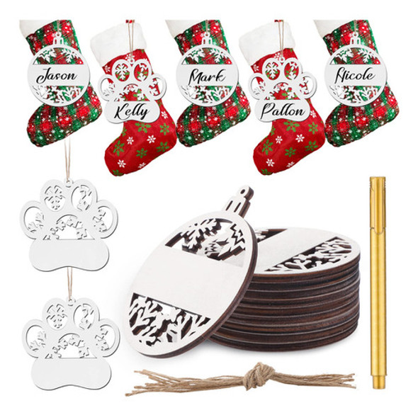 Unittype 12 Etiquetas De Nombre De Calcetn De Navidad Con 1 0 Unittype 12 Etiquetas De Nombre De Calcetn De Navidad Con 1 0