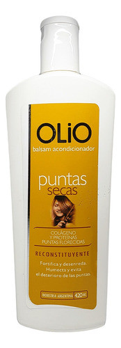 Shampoo + Acondicionador + Baño Puntas Secas Colágeno Olio 1