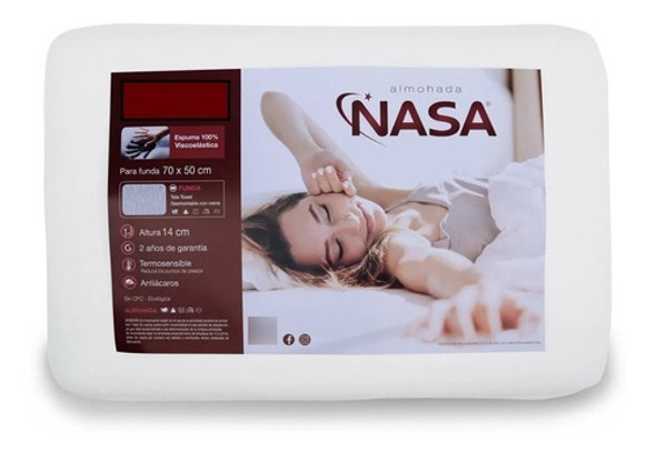 Almohada Super Visco Memoria Inteligente 70 X 50 Premium 0