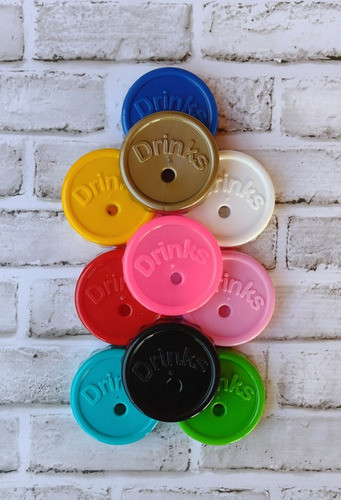 Tapa Platica Perforada A Rosca Drinks Candy, Soubenirs 320 U 0
