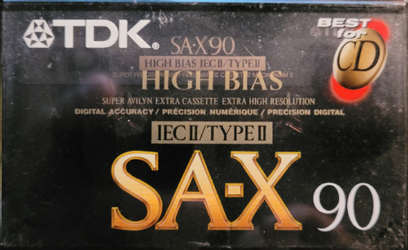Casette Virgen Tdk Sa-x 90 High Bias Iecii/typeii 0