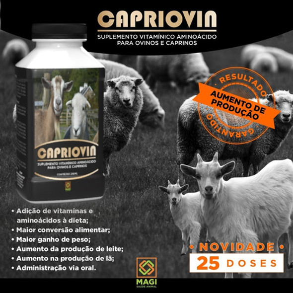 Promotor De Engorda Caprinos E Ovinos- Capriovin- Via Oral 1
