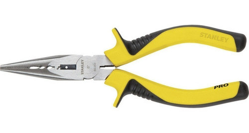 Pinza Punta Media Caña Stanley Pro Electricista 152mm 6 1