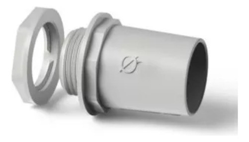 Conector Para Tubo Rígido Y Corrugado Pvc 25mm Genrod 0