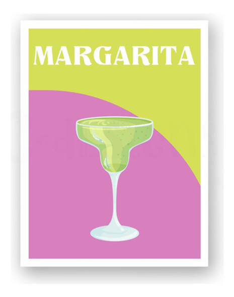 Póster Imprimible Margarita Bebidas Poster Digital Deco 0