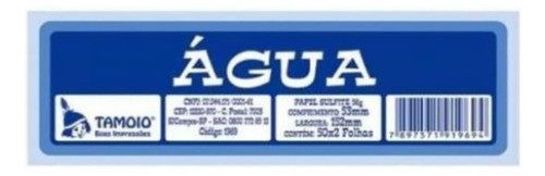 Bloco Fichas P/agua 50fls Tamoio 0
