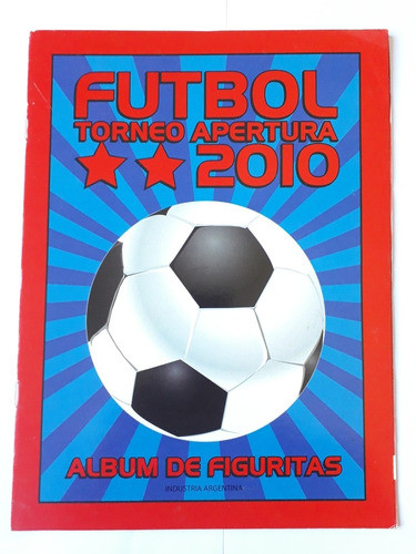 Album De Figuritas Fútbol Torneo Apertura 2010 Nuevo Vacio 1