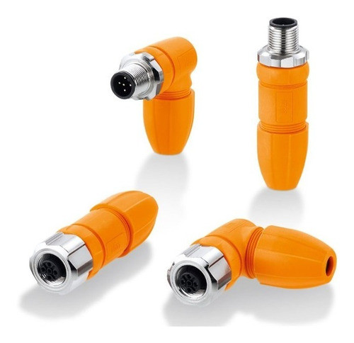 Conector Reto Ecolink Sensores M12 - 4 Pinos Macho Cabeável 1