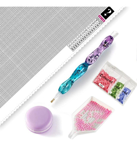 Kit De Pintura Con Diamantes 5d Dibujo Al Azar Y Accesorios 0