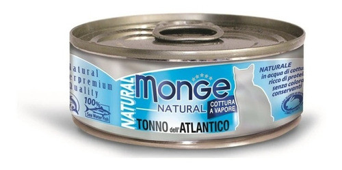 Pate Gato Monge Super Premium Atun Del Atlantico 80g 0