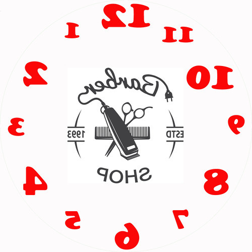 Reloj De Pared, Atención Barberías Levógiro 0