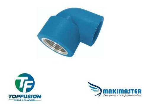 Kit 10 Pç Joelho Misto 20mm X 1/2   Ppr Topfusion 1