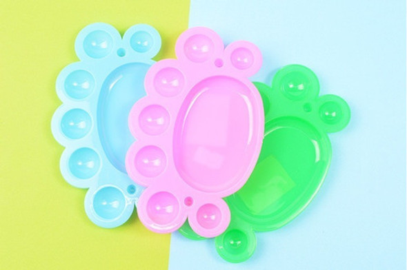 Paleta X 2 Und Mezcladora Plastica Acuarela Acrilico Tempera 1