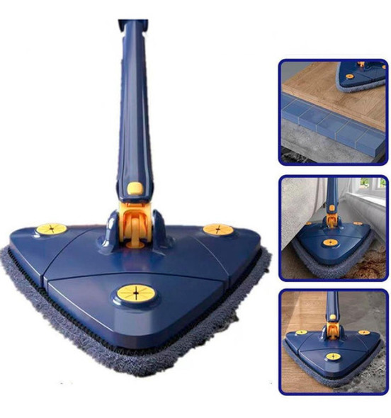 Mop Triangular 360 Limpeza Eficiente Em Todas Direções 0