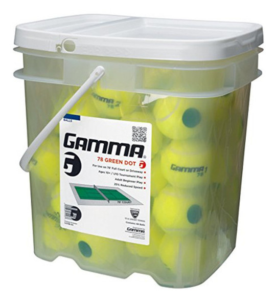 Gamma Sports Kids Pelota Tenis Entrenamiento 48u. 0