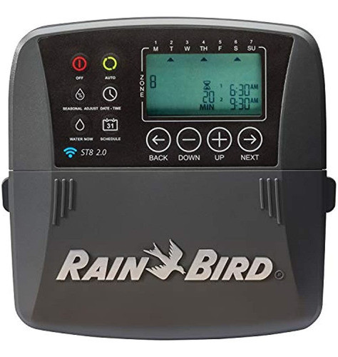Rain Bird St8i-2.0 Smart Indoor Wifi Sprinkler/irrigation Sy 0