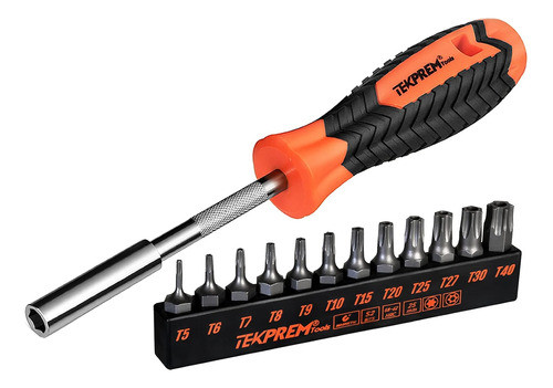 Conjunto De Bits Torx Tekprem De 12 Piezas T5-t40 0