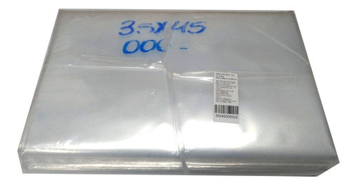 Saco Plástico Pe 35x45 Esp. 0,20 30 Unidades. C/ 1kg 0