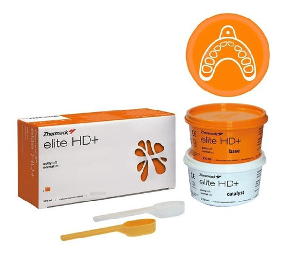 Silicona Elite Hd+ Zhermack Adicion Putty Soft Normal 500ml 0