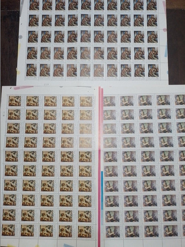 Argentina Plancha 50 Series 1613-15 - Pintura - Mint - 1973 1