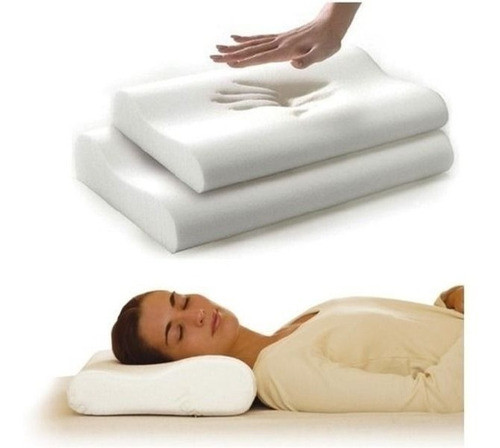 Almohada Memory Pillow Ortopédica Indeformable Con Aloe Vera 1