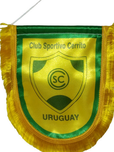 Banderín Cerrito 26 X 19cm En Tela De Buena Calidad 0