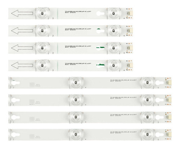 Kit Tiras De Led Cdh-le49smart10 Tcl L49s4900 L49nxsmart X8 0