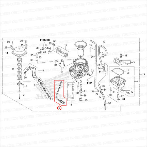 Regulador Carburador Honda Tornado Original Japon Ralenti Cd 1