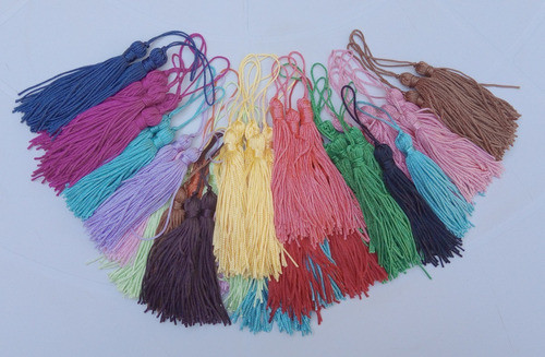 Pingente Tassel Franja De Seda - 8,0 Cm 1