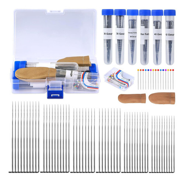Kit Agujas Para Fieltro  6calibres Y Accesorios 0