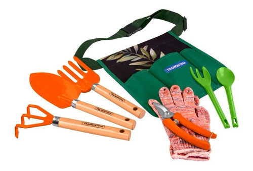 Kit Jardinería Tramontina 8 Piezas Cinturón Herramientas 1