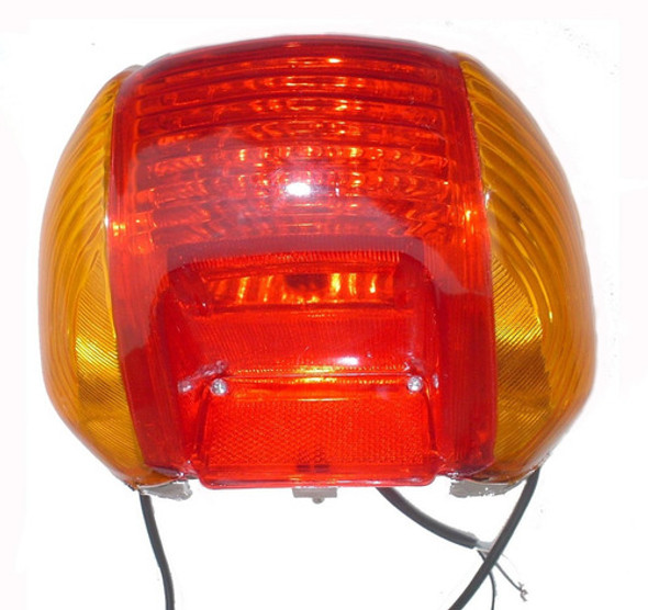 Faro Trasero Cristal Rojo Ambar Moto Zanella Zb 110 Z1 0