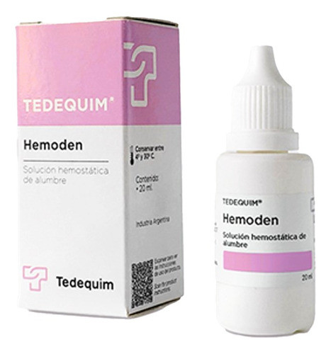 Hemostatico Solución Hemoden Tedequim 20ml Odontologia 0